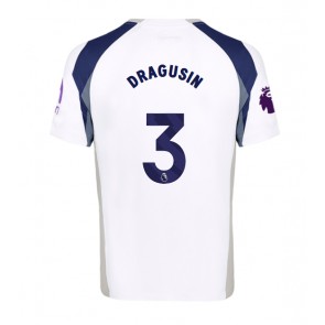 Lacne Muži Futbalové dres Tottenham Hotspur Radu Dragusin #3 2025-26 Krátky Rukáv - Domáci